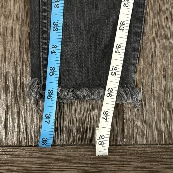 Madewell 10" High-Rise Skinny Jeans Berkeley Black: Button-Through Edition 24 - Picture 12 of 13